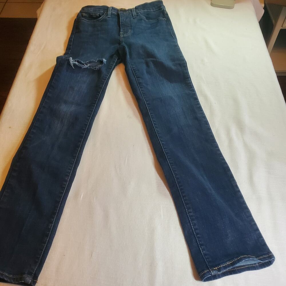 Levi's 314 Shaping Straight Women's Blue Denim Jeans Size 25